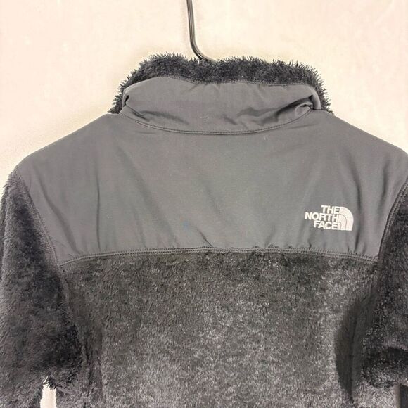 The North Face Black Fuzzy Zip Up Women's Size XS - Picture 9 of 14